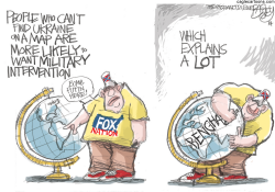 FOX NEWS MAP by Pat Bagley