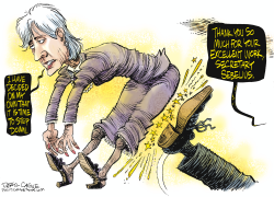 SECRETARY SEBELIUS RESIGNS by Daryl Cagle