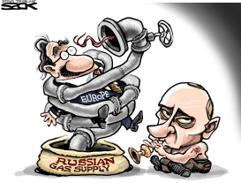 SNAKY PUTIN by Steve Sack