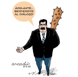 CLARO VENGAN AL DIáLOGO by Arcadio Esquivel