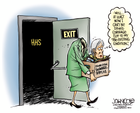 SEBELIUS RESIGNS by John Cole