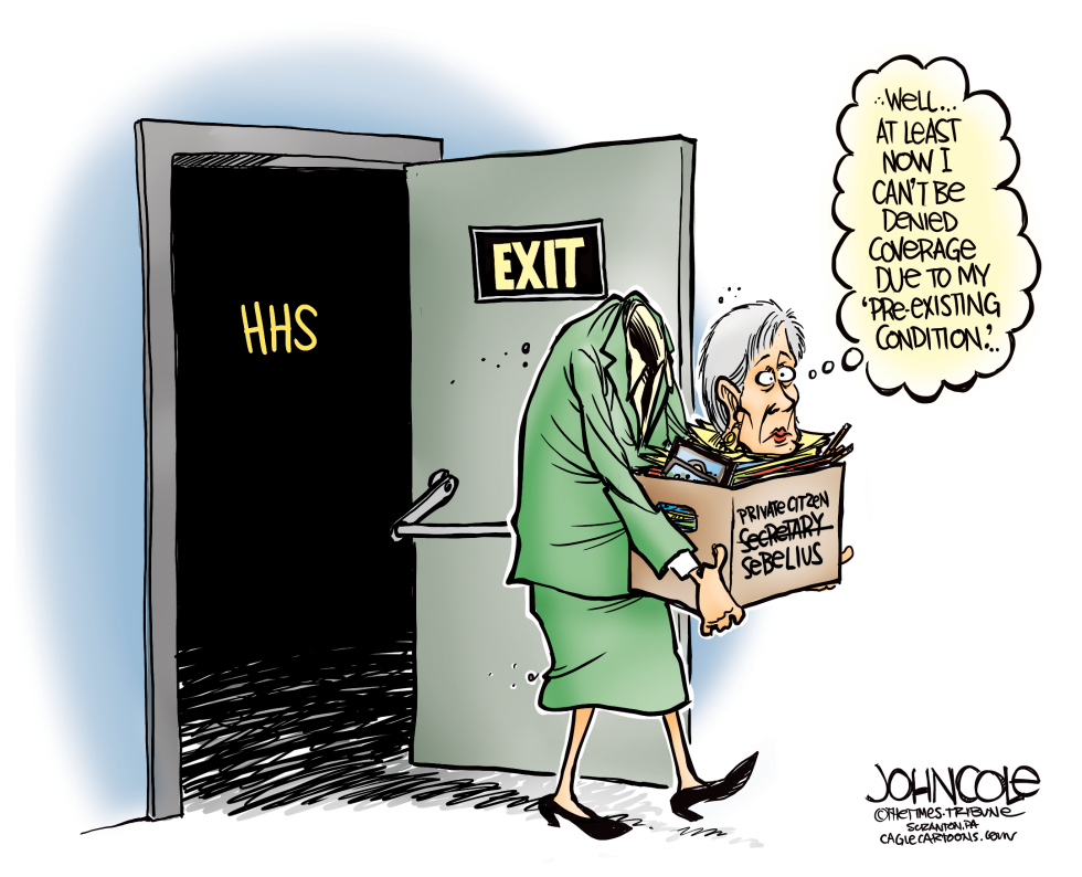  SEBELIUS RESIGNS by John Cole