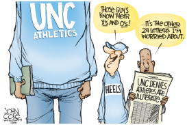 LOCAL NC  UNC ATHLETIC SCANDAL by John Cole