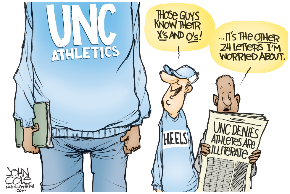  LOCAL NC  UNC ATHLETIC SCANDAL by John Cole