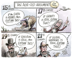 SCIENCE SKEPTICS by Adam Zyglis