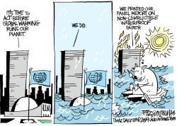 GLOBAL WARMING ALARM by David Fitzsimmons