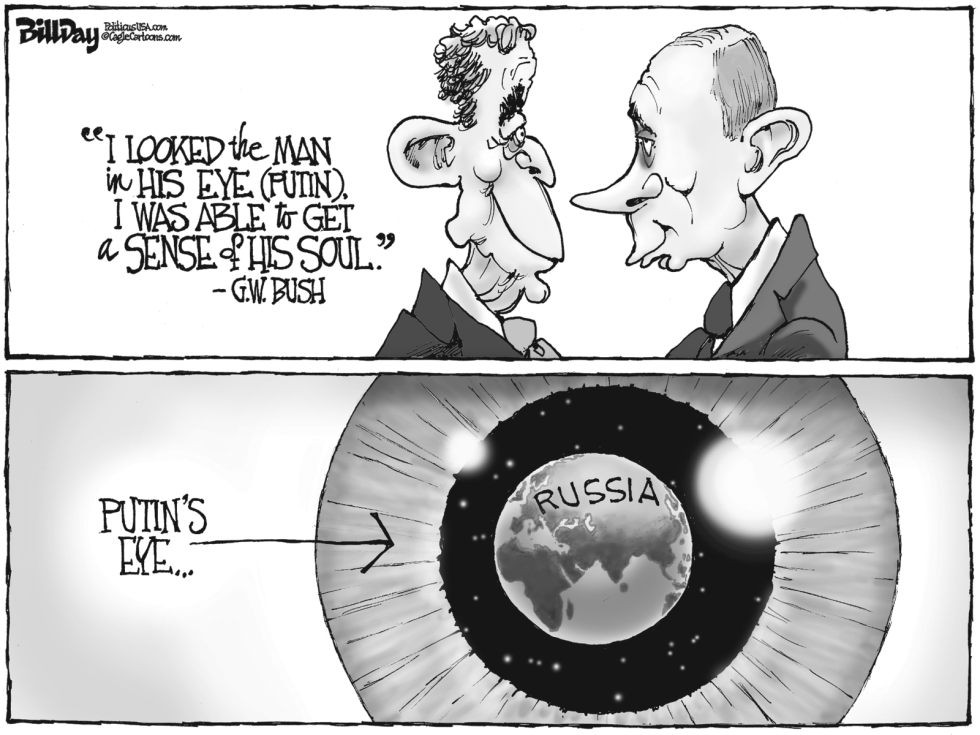  PUTIN'S EYE   by Bill Day