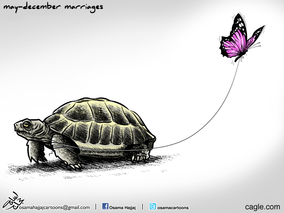  MAY-DECEMBER MARRIAGES by Osama Hajjaj