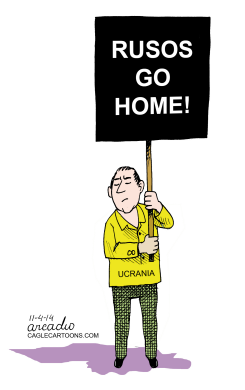 RUSOS GO HOME by Arcadio Esquivel