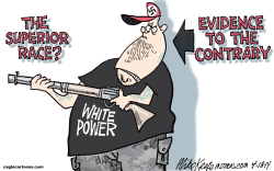 WHITE SUPREMACY by Mike Keefe