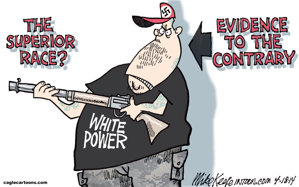  WHITE SUPREMACY by Mike Keefe