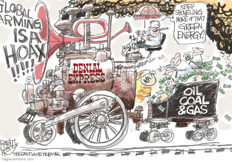  DRIVING CLIMATE DENIAL by Pat Bagley