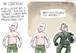 PUTIN AND BUSH by Pat Bagley