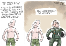 PUTIN AND BUSH by Pat Bagley