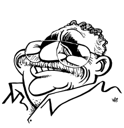 GABRIEL GARCíA MáRQUEZ LINE ART by Kap