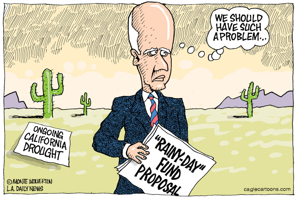  LOCAL-CA JERRY BROWN'S RAINY DAY FUND by Wolverton