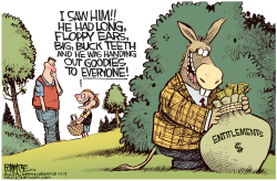 EASTER DONKEY by Rick McKee