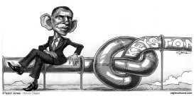 OBAMA KEYSTONE QUANDARY -  by Taylor Jones