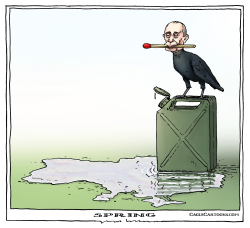 PUTIN AND SPRING IN UKRAINE by Joep Bertrams