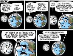 AFTER EARTH DAY DOLDRUMS by Steve Sack