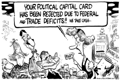 POLITICAL CAPITAL CREDIT CARD by Mike Lane