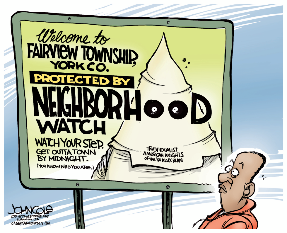  LOCAL PA  KKK NEIGHBORHOOD WATCH by John Cole