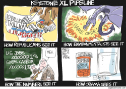 KEYSTONE PIPELINE by Pat Bagley