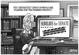 SEBELIUS PONDERS SENATE RUN by RJ Matson