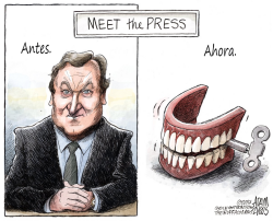 MEET THE PRESS  by Adam Zyglis