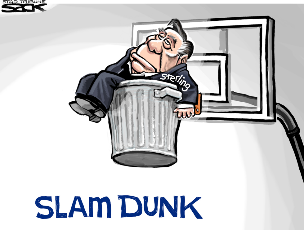  DONALD STERLING by Daryl Cagle