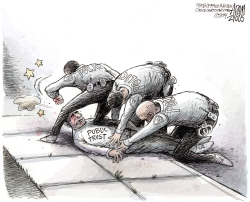 POLICE BRUTALITY by Adam Zyglis