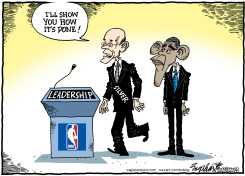 ADAM SILVER by Bob Englehart