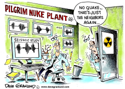 PILGRIM NUKE PLANT MONITORING by Dave Granlund