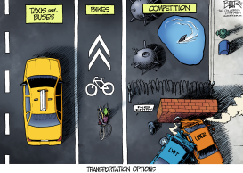 TRANSPORTATION COMPETITION by Nate Beeler