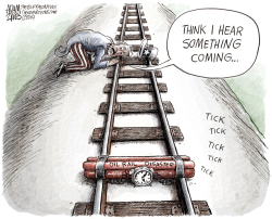 OIL RAIL DISASTER by Adam Zyglis