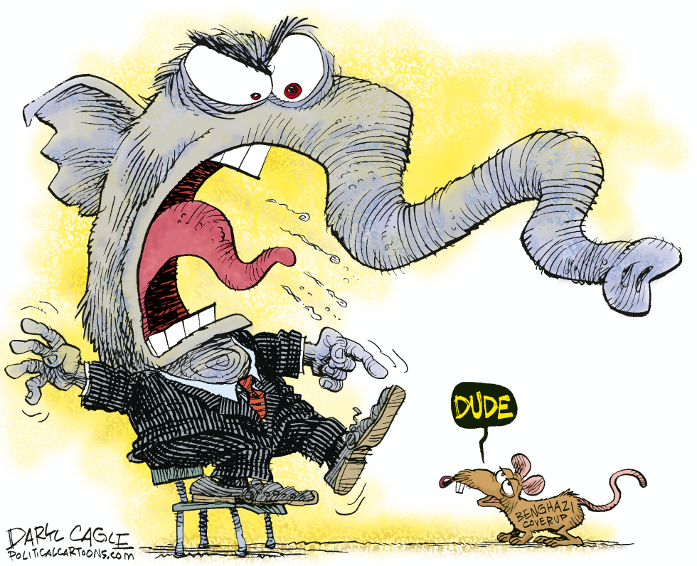  BENGHAZI COVER-UP RAT by Daryl Cagle