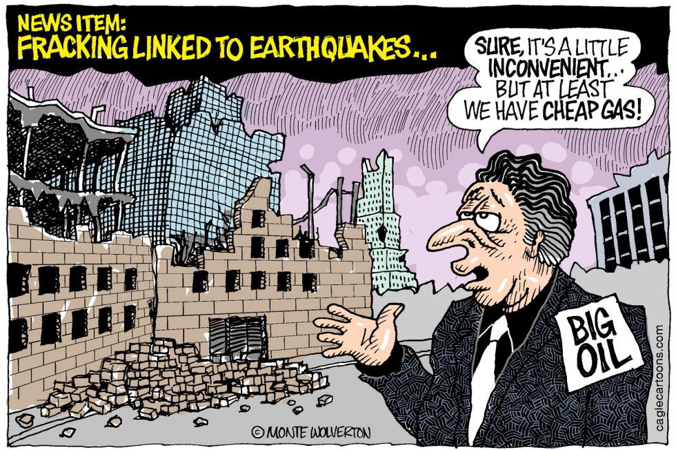  FRACKING AND EARTHQUAKES by Wolverton