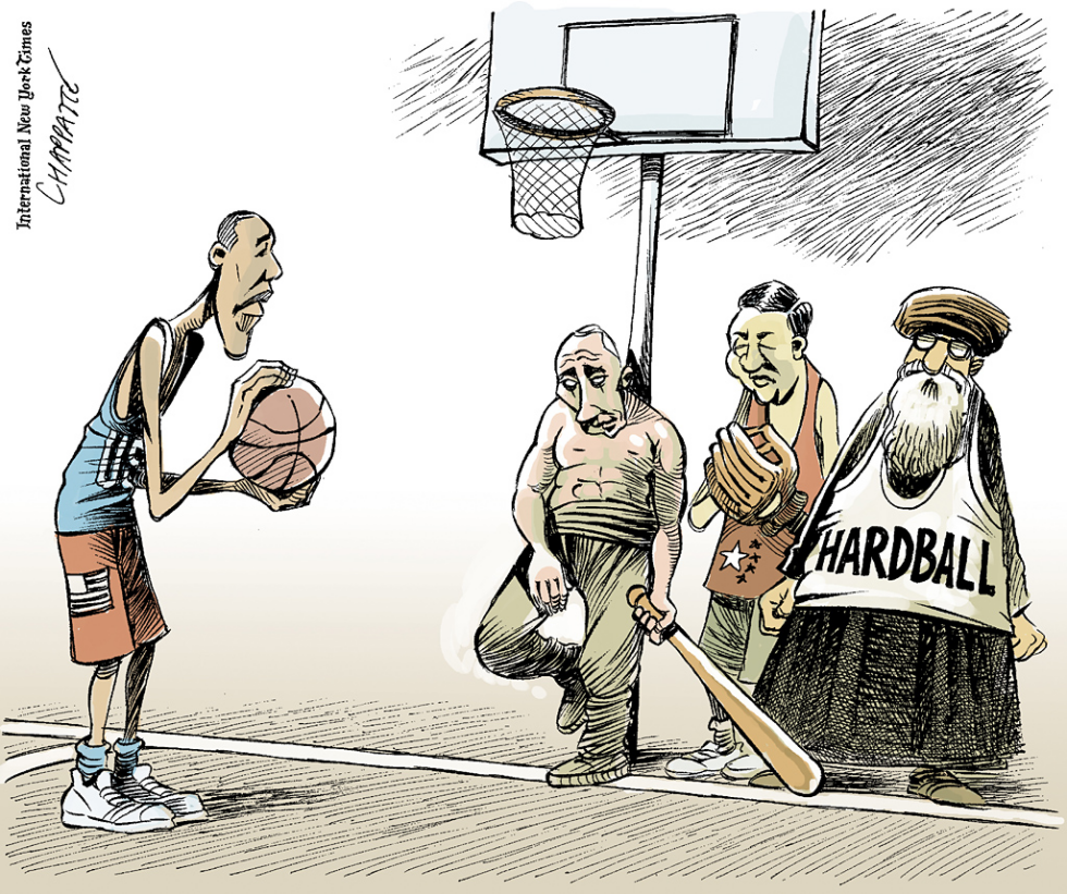  HARDBALL IN WORLD POLITICS by Patrick Chappatte