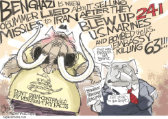 BENGHAZI BEDLAM  by Pat Bagley