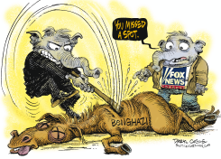 FOX NEWS AND BENGHAZI by Daryl Cagle