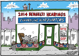 BENGHAZI HEARINGS by Bob Englehart