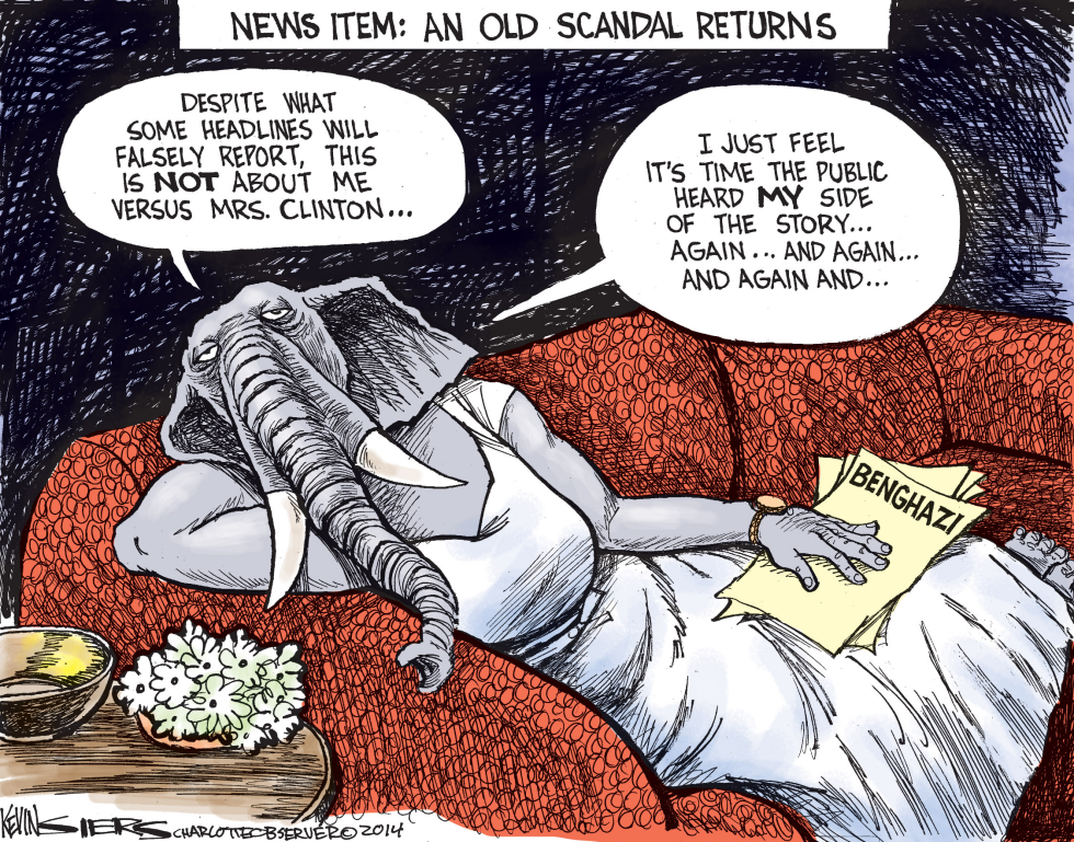  OLD SCANDAL RETURNS by Kevin Siers