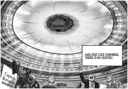 GIANT DONUT INSTALLED FOR US CAPITOL ROTUNDA RENOVATION by RJ Matson