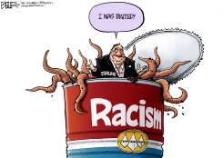 RACIST WORM by Nate Beeler