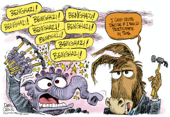 BENGHAZI COMMITTEE HAMMERS by Daryl Cagle