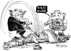 FOX NEWS Y BENGHAZI by Daryl Cagle