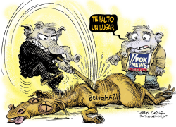 FOX NEWS Y BENGHAZI  by Daryl Cagle