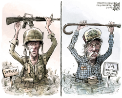 VA WAITING ROOM by Adam Zyglis