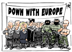 DOWN WITH EUROPE by Tom Janssen