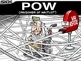 PRISONER OF VA    by Steve Sack